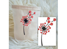 Stickdatei - Pusteblume PfotenPfoten